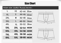 8XL Plus Banboo fibre bielizna męska męskie bokserki stałe majtki szorty męskie kalesony oddychające intymne człowiek bokserki 4 sztuk 5